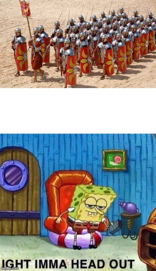 Roman Legion SpongeBob Imgflip