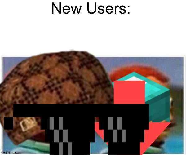 New Users: | image tagged in stickers,new users | made w/ Imgflip meme maker