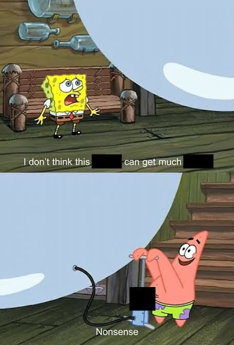 High Quality Spongebob Bubble Blank Meme Template