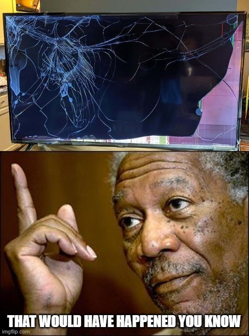 THAT WOULD HAVE HAPPENED YOU KNOW | image tagged in this morgan freeman | made w/ Imgflip meme maker