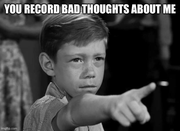 Recorder | YOU RECORD BAD THOUGHTS ABOUT ME | image tagged in anthony corn field | made w/ Imgflip meme maker