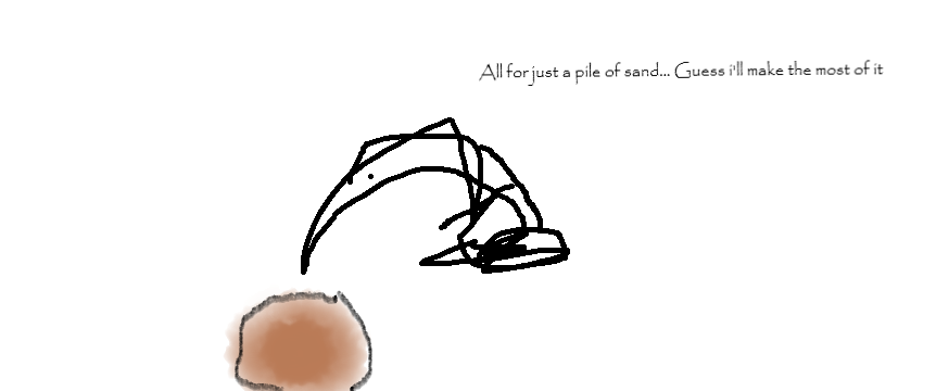 All for just a pile of sand Blank Meme Template