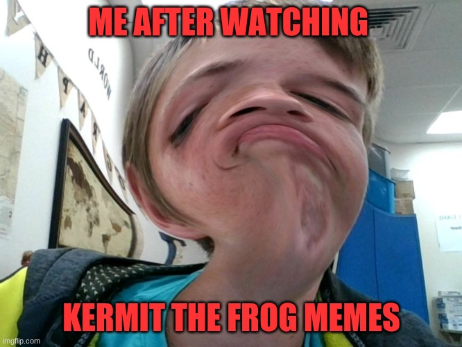 kermit | ME AFTER WATCHING; KERMIT THE FROG MEMES | image tagged in kermit the frog | made w/ Imgflip meme maker