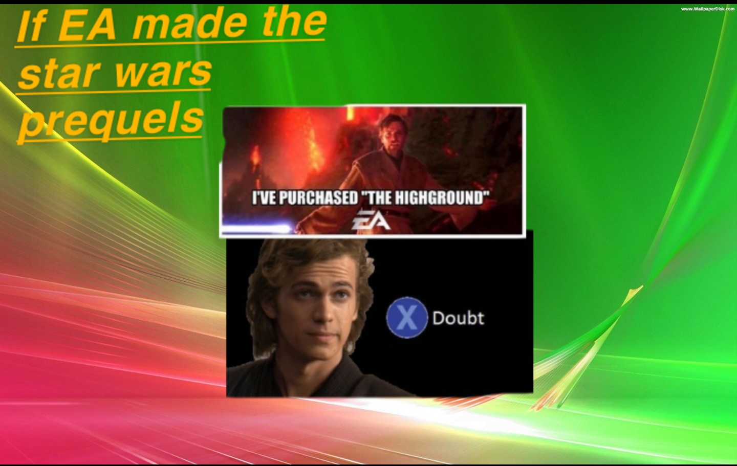 High Quality If EA made starwars Blank Meme Template
