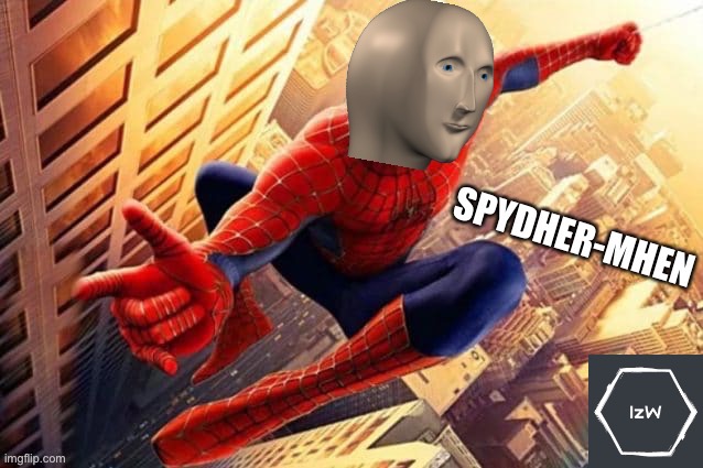 High Quality Stonks Spider-Man Blank Meme Template
