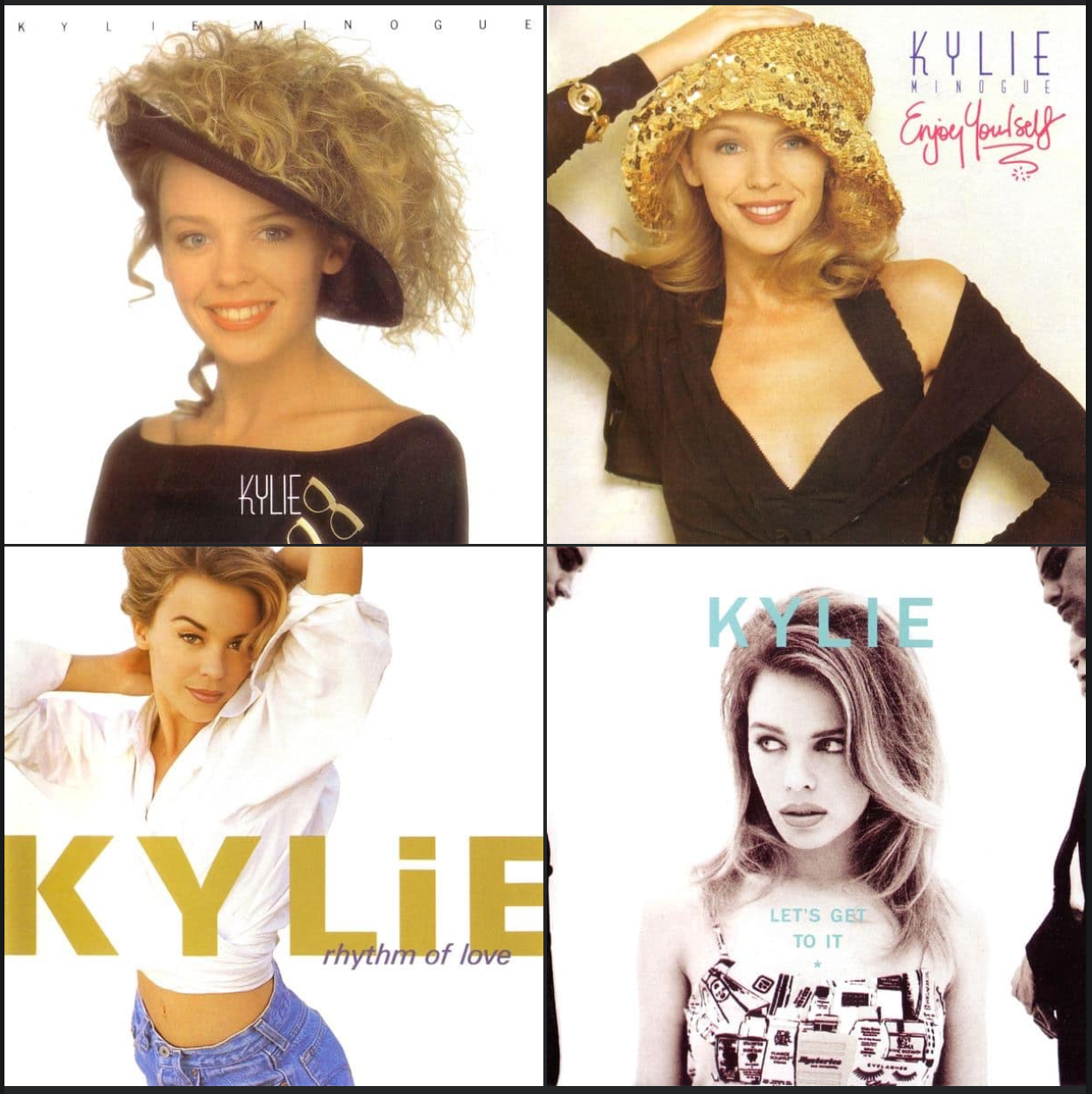 Kylie PWL years Blank Meme Template