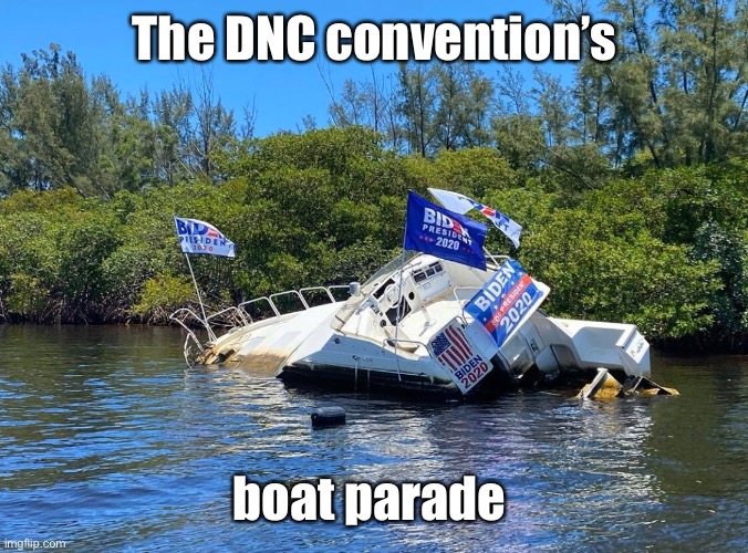 The DNC convention’s boat parade | made w/ Imgflip meme maker