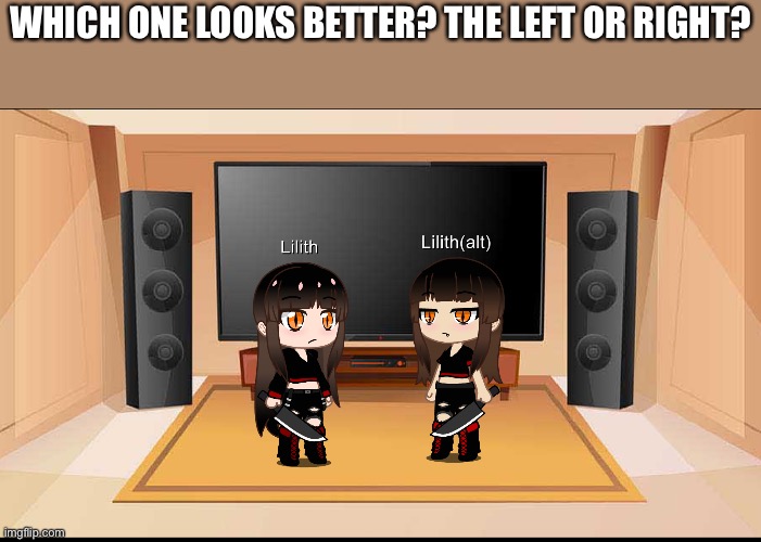 WHICH ONE LOOKS BETTER? THE LEFT OR RIGHT? | made w/ Imgflip meme maker