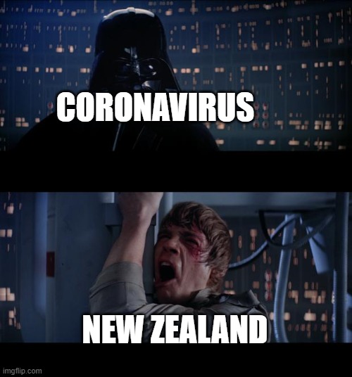 Star Wars No Meme | CORONAVIRUS NEW ZEALAND | image tagged in memes,star wars no | made w/ Imgflip meme maker