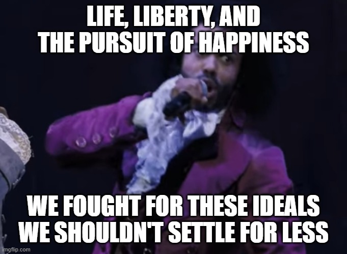 thomas jefferson hamilton life liberty... Blank Meme Template