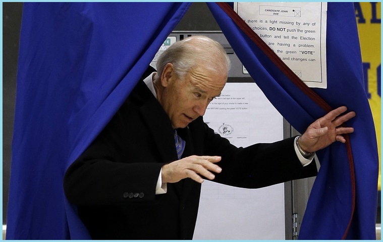 Joe Biden Votes Blank Meme Template