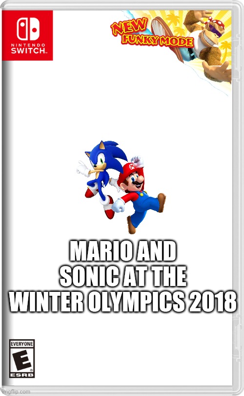 Mario and Sonic at the Winter Olympics 2018 | MARIO AND SONIC AT THE WINTER OLYMPICS 2018 | image tagged in nintendo switch | made w/ Imgflip meme maker