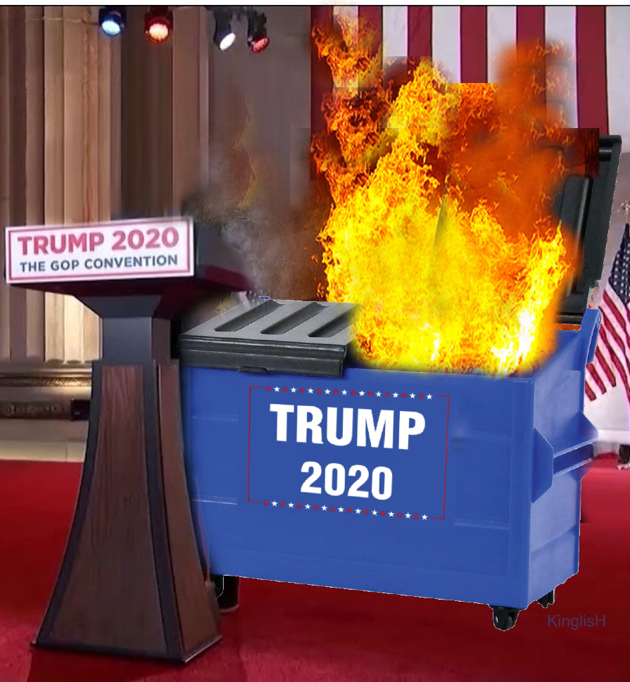 Trumpsterfire Blank Meme Template