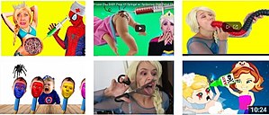YouTube Kids Cartoons... what the fuck?! Blank Meme Template