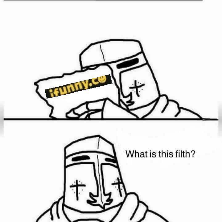 Filth Crusader Blank Meme Template