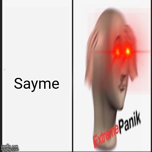 Sayme | made w/ Imgflip meme maker