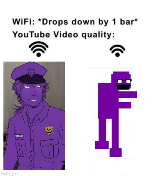 Wifi drops by 1 bar | image tagged in wifi drops by 1 bar | made w/ Imgflip meme maker