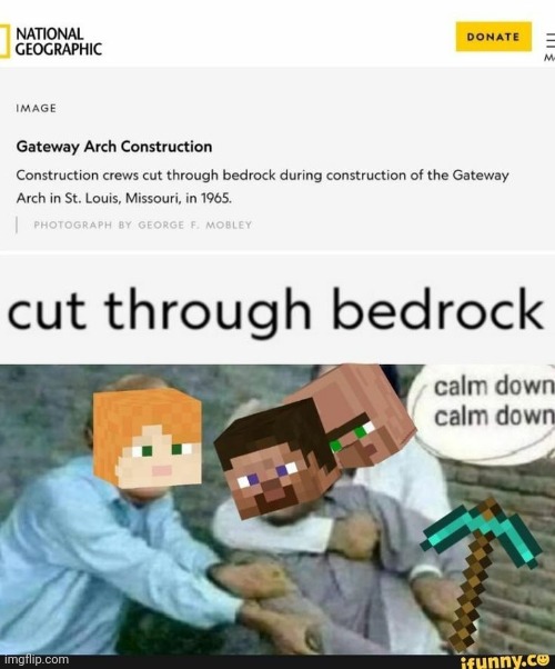 Repost | image tagged in minecraft,bedrock,gif | made w/ Imgflip meme maker