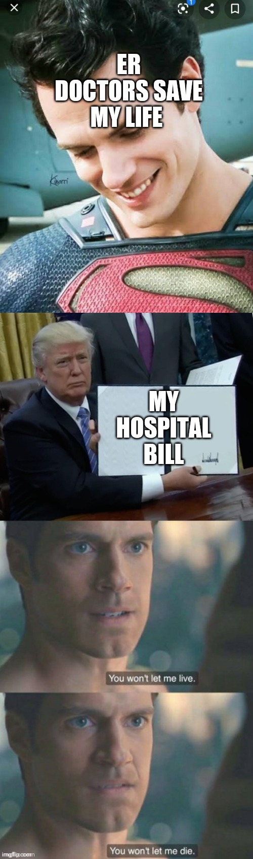 MY HOSPITAL BILL | made w/ Imgflip meme maker