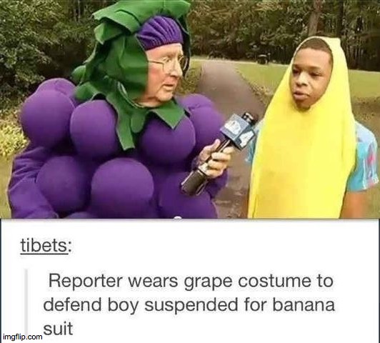 I dont know I saw this and I wanted people to see this | image tagged in banana suit,grape man | made w/ Imgflip meme maker