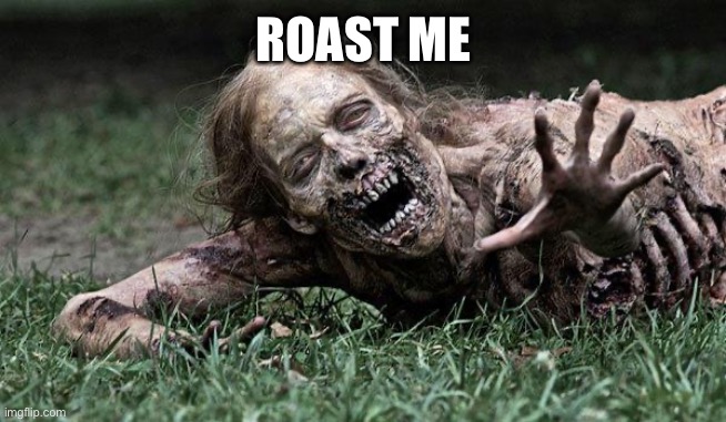 E | ROAST ME | image tagged in walking dead zombie,roast,roasted,oof | made w/ Imgflip meme maker