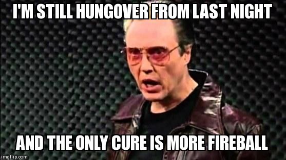 Need more Fireball | image tagged in christopher walken cowbell,cowbell,fireball,funny | made w/ Imgflip meme maker