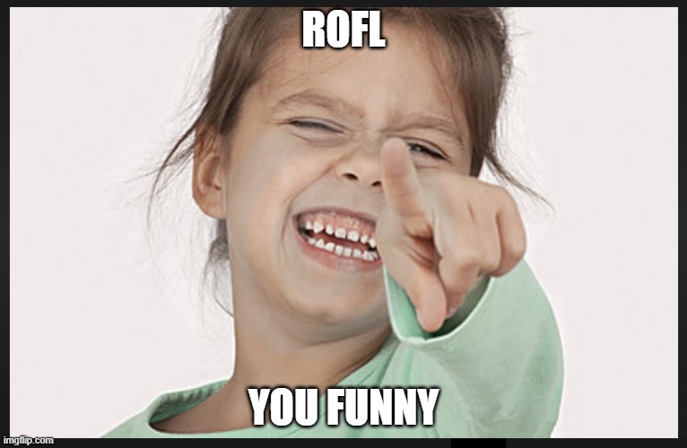 ROFL YOU FUNNY | made w/ Imgflip meme maker