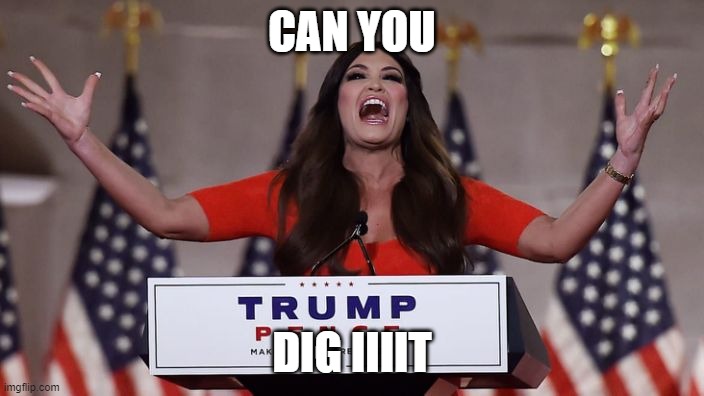 Kimberly Guilfoyle | CAN YOU; DIG IIIIT | image tagged in kimberly guilfoyle | made w/ Imgflip meme maker