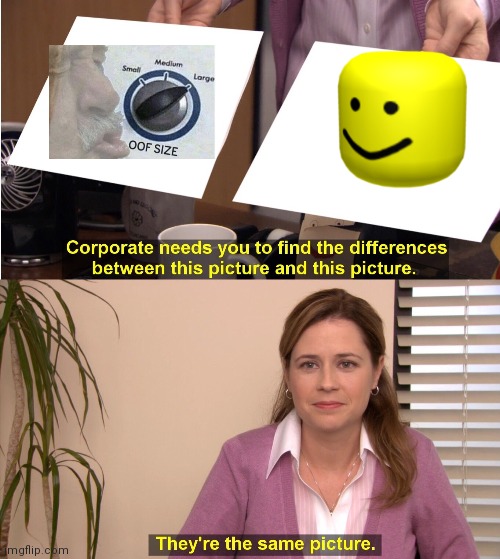 same oof | image tagged in memes,they're the same picture | made w/ Imgflip meme maker