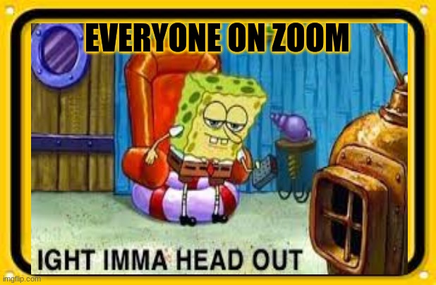 Yes sir | EVERYONE ON ZOOM | image tagged in memes | made w/ Imgflip meme maker