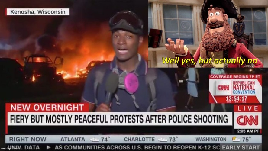 Peaceful Riots | image tagged in kenosha,riots | made w/ Imgflip meme maker