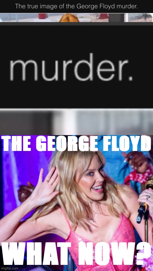 When they Freudian Slip. | THE GEORGE FLOYD; WHAT NOW? | image tagged in kylie ear,george floyd,police brutality,black lives matter,blm,freudian slip | made w/ Imgflip meme maker