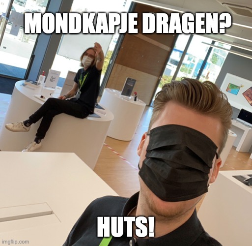 MONDKAPJE DRAGEN? HUTS! | made w/ Imgflip meme maker