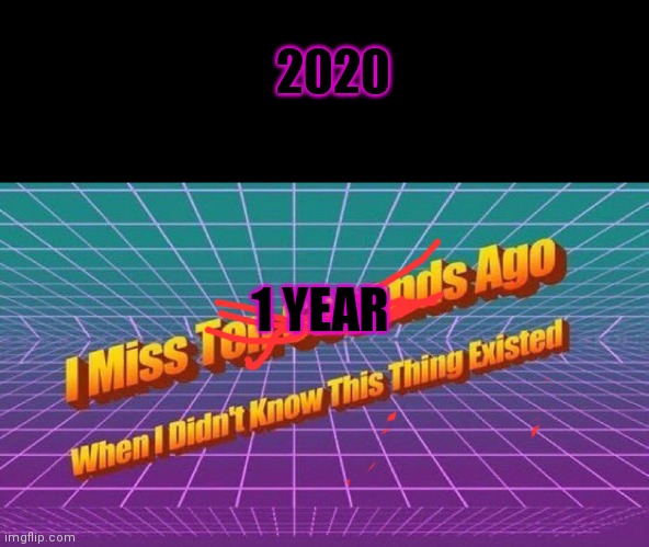 Rip 2020 | 2020; 1 YEAR | image tagged in i miss ten seconds ago | made w/ Imgflip meme maker