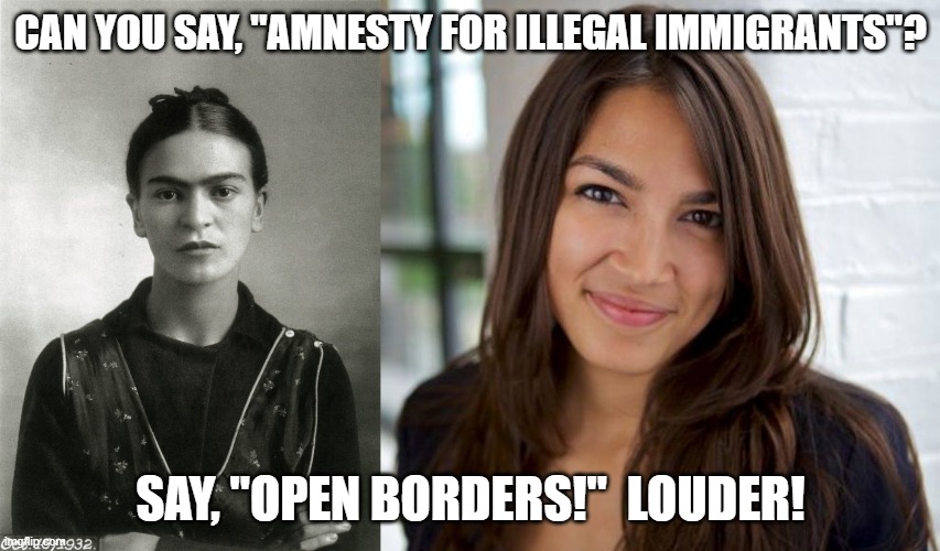 AOC sounds like Dora the Explorer | CAN YOU SAY, "AMNESTY FOR ILLEGAL IMMIGRANTS"? SAY, "OPEN BORDERS!"  LOUDER! | image tagged in sjw,antifa,blm,open borders,leftists,epic fail | made w/ Imgflip meme maker