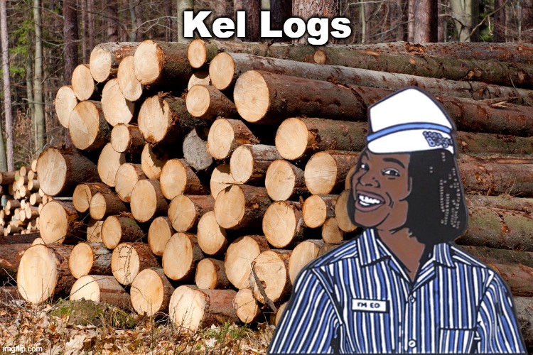 Kel Logs |  Kel Logs | image tagged in kel logs,memes | made w/ Imgflip meme maker