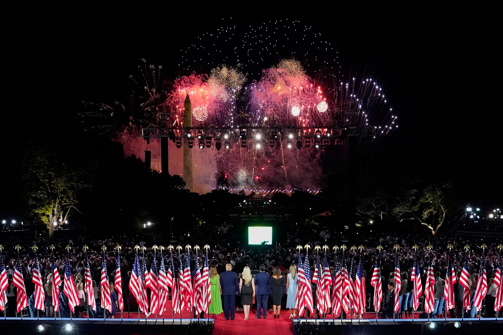 Trump's Fireworks Blank Meme Template