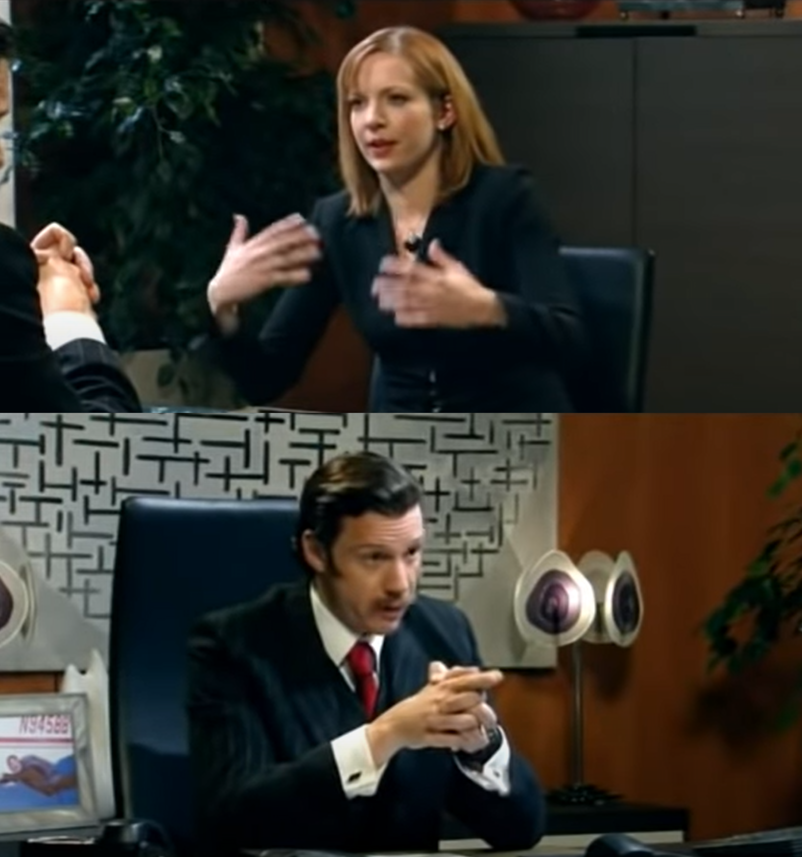 High Quality The IT crowd interview Blank Meme Template