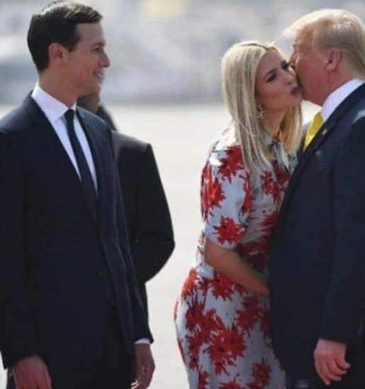 Donald Jared Ivanka talk to the hand Blank Meme Template