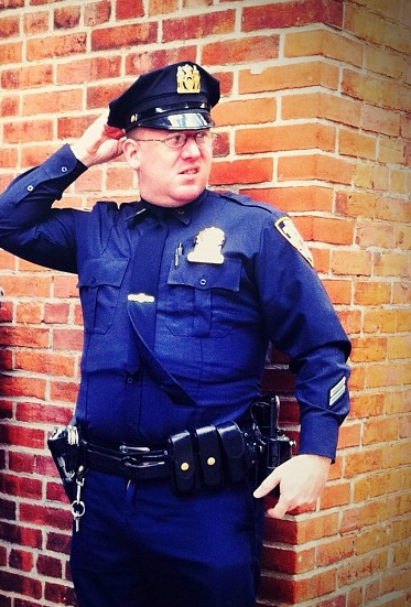 Policeman Cop Confused Blank Meme Template
