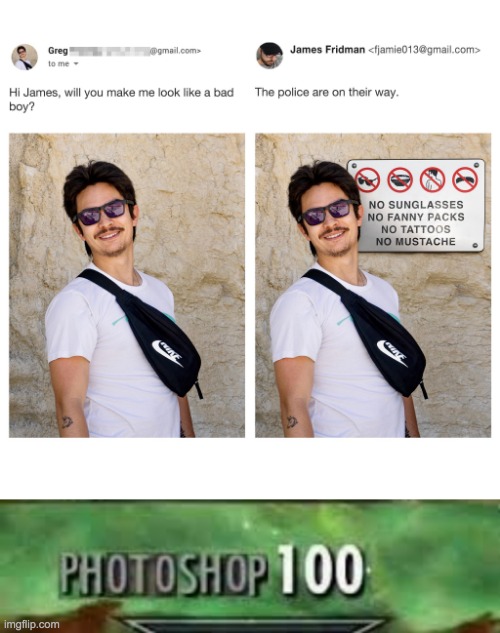Bad Boy | image tagged in photoshop | made w/ Imgflip meme maker