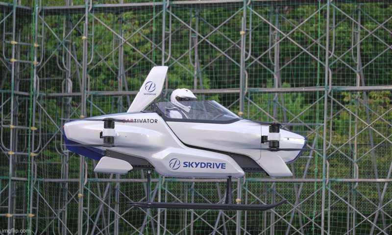 Skydrive Flying Car | image tagged in skydrive flying car | made w/ Imgflip meme maker