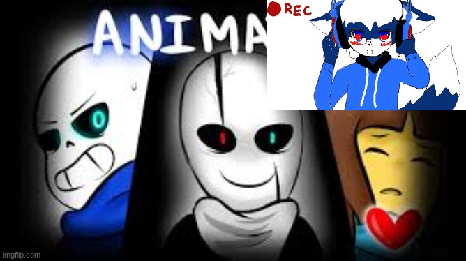 GASTER TIME!!(And I love him!!)- Cloudy Reacts: Gltichtale S1 EP2: Yet Darker | made w/ Imgflip meme maker