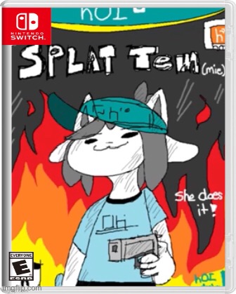 hOi!!!!!!1111!1!1!!1!1111one | image tagged in memes,funny,temmie,undertale,nintendo switch,splatoon | made w/ Imgflip meme maker