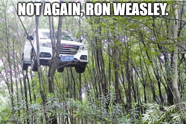 NOT AGAIN, RON WEASLEY. | made w/ Imgflip meme maker