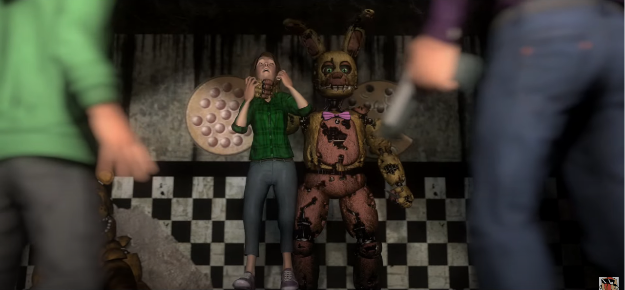 High Quality SpringBonnie Had Enough of you FNAF Silver Eyes Blank Meme Template