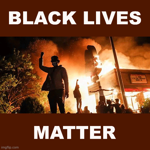 image tagged in blm,black lives matter,riots | made w/ Imgflip meme maker