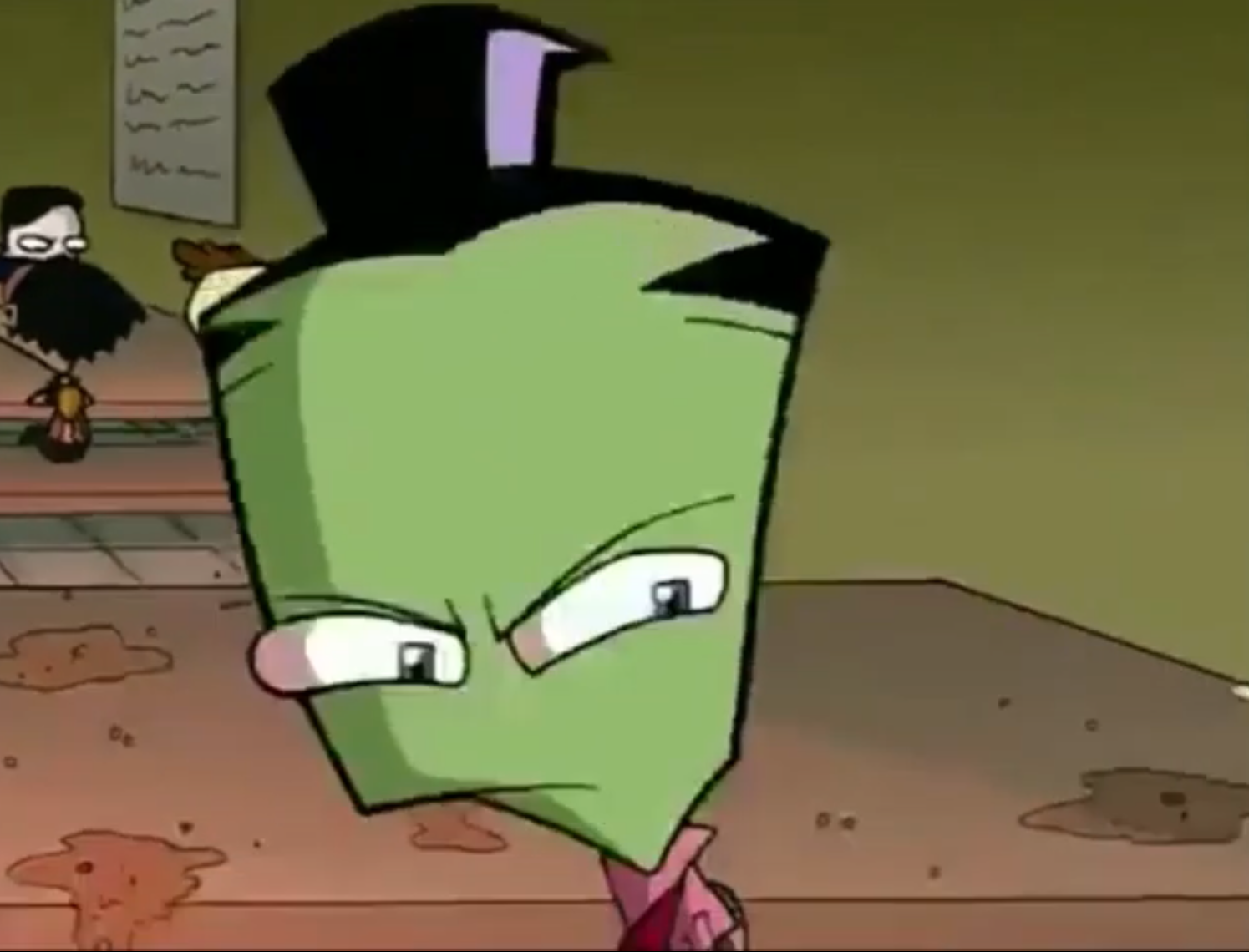 High Quality Confused Zim Blank Meme Template