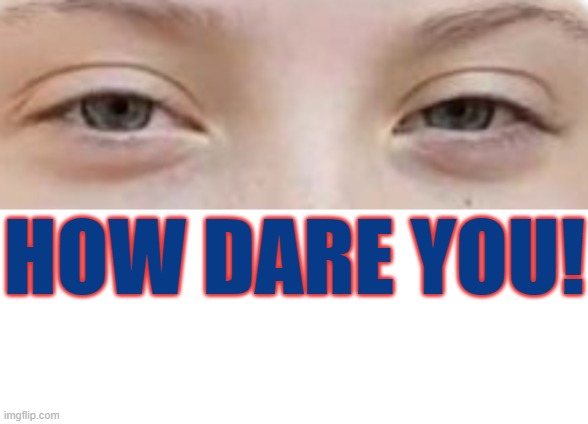SHE'S WATCHING YOU NOW! | HOW DARE YOU! | image tagged in greta thunberg how dare you | made w/ Imgflip meme maker