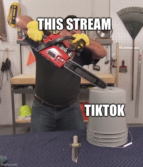 Get rekt tiktok | THIS STREAM; TIKTOK | image tagged in that s a lot of damage | made w/ Imgflip meme maker